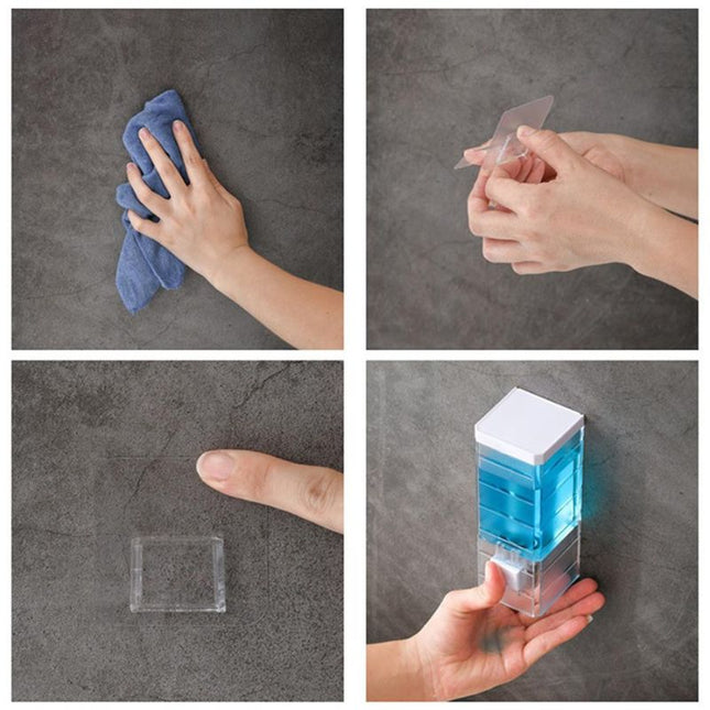 Nástěnný dávkovač na mýdlo a šampon