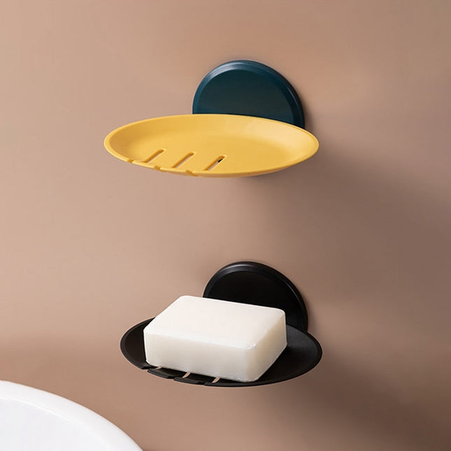 Nástěnný kulatý držák na mýdlo