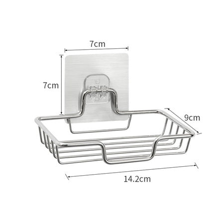 Nerezová drátěná mýdlenka na zeď