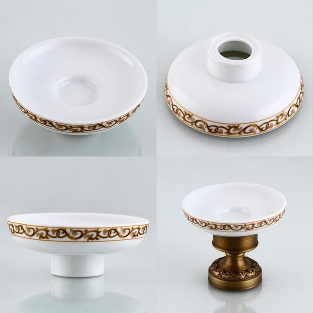 Stolní retro mýdlenka měděná barva