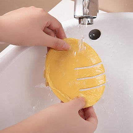 Nástěnný kulatý držák na mýdlo