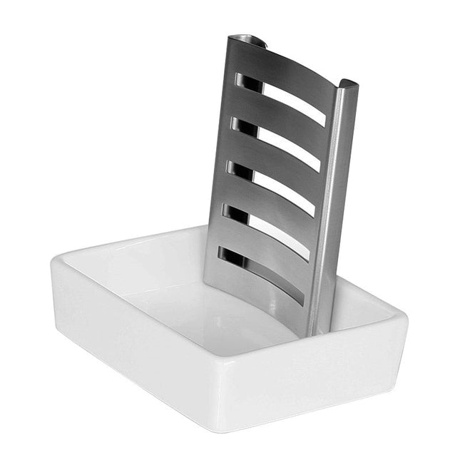 Keramická mýdlenka s nerezovou vložkou