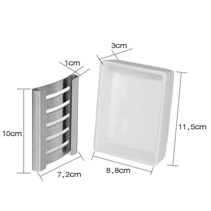 Keramická mýdlenka s nerezovou vložkou