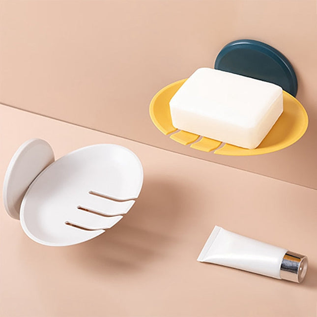 Nástěnný kulatý držák na mýdlo