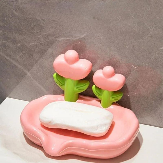 Originální mýdlenka ve tvaru květiny