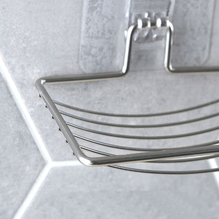 Samolepicí nerezový držák na mýdlo