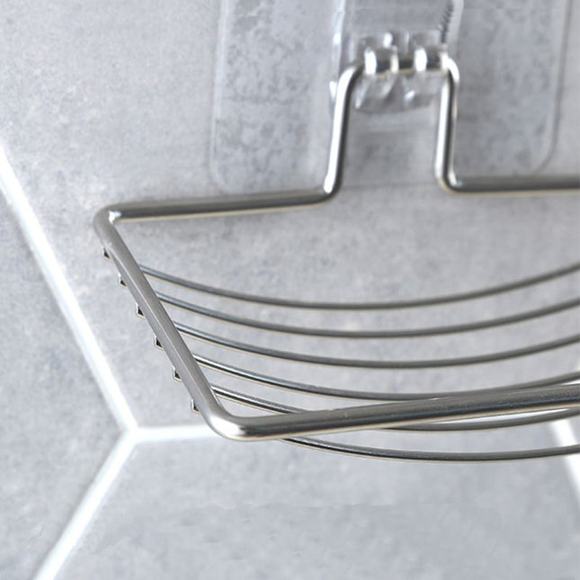 Samolepicí nerezový držák na mýdlo