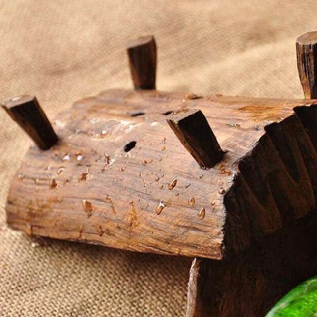 Ručně vyráběná dřevěná rustikální mýdlenka