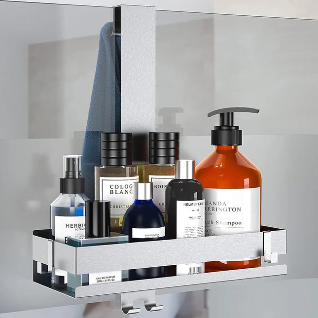 Závěsná nerezová polička do sprchy