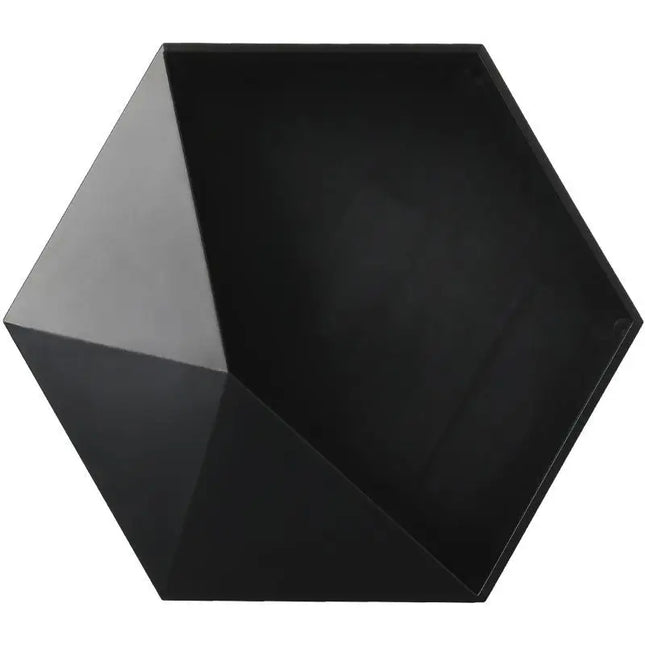 Nástěnná polička hexagon do koupelny