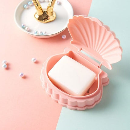 Cestovní krabička na mýdlo mušle