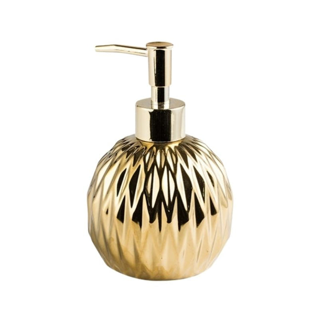 Luxusní zlatý keramický dávkovač mýdla