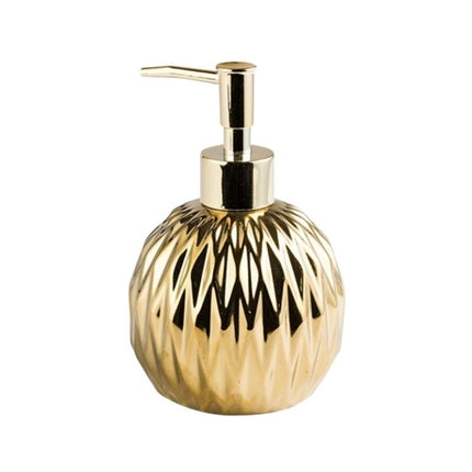 Luxusní zlatý keramický dávkovač mýdla