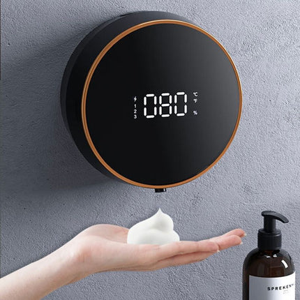 Dobíjecí nástěnný dávkovač mýdla s displejem