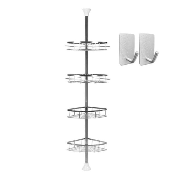 Nerezová teleskopická polička do rohu