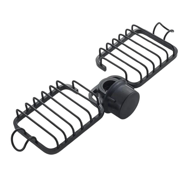 Dvojitý košík na sprchovou baterii