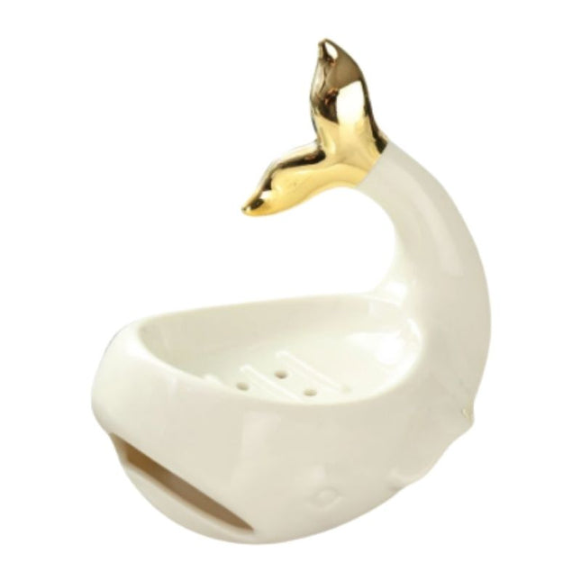 Keramická mýdlenka ve tvaru velryby