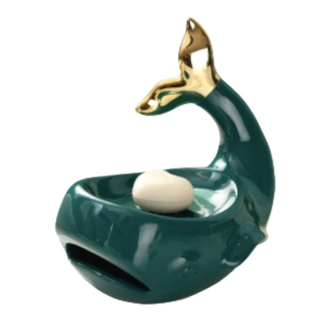 Keramická mýdlenka ve tvaru velryby