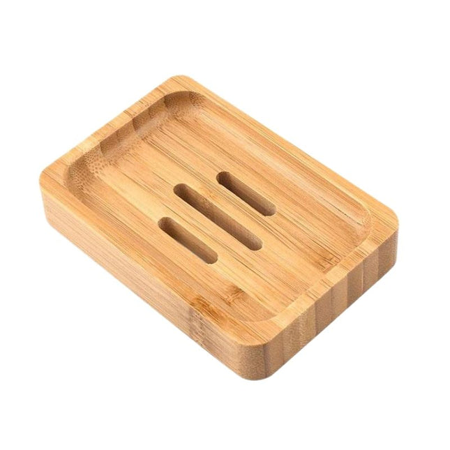 Dvoudílná bambusová mýdlenka s odkapávačem