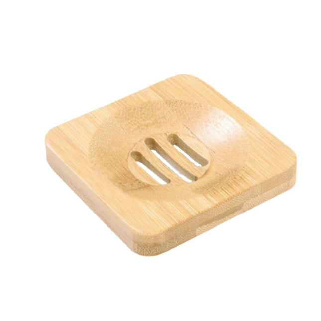Čtvercová bambusová miska na mýdlo