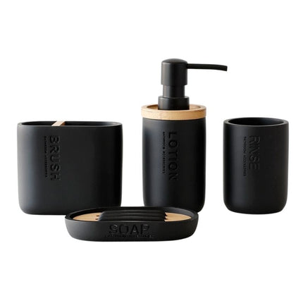 Černá mýdlenka s bambusovou vložkou