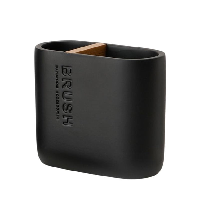 Černá mýdlenka s bambusovou vložkou