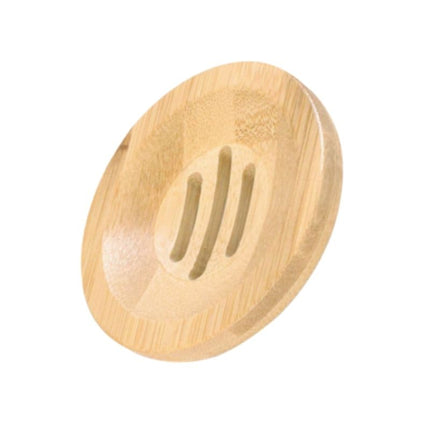 Kulatá bambusová mýdlenka do koupelny