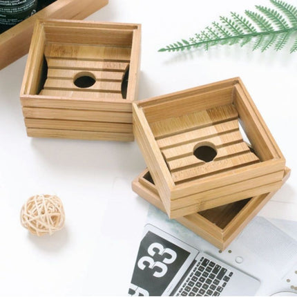 Cestovní bambusová krabička na mýdlo