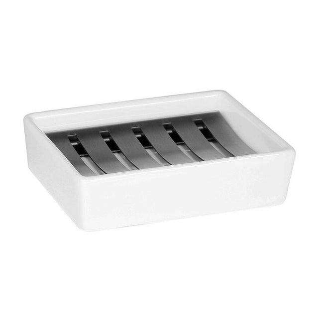 Keramická mýdlenka s nerezovou vložkou