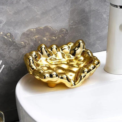 Designová mýdlenka na umyvadlo Cloudy