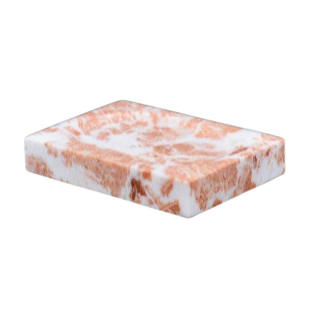 Mýdlenka z růžového přírodního mramoru