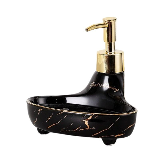Dávkovač mýdla s mýdlenkou mramorový design