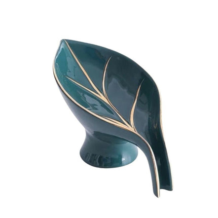 Keramická mýdlenka ve tvaru listu