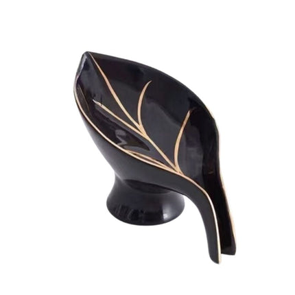 Keramická mýdlenka ve tvaru listu