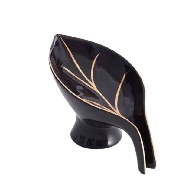 Keramická mýdlenka ve tvaru listu