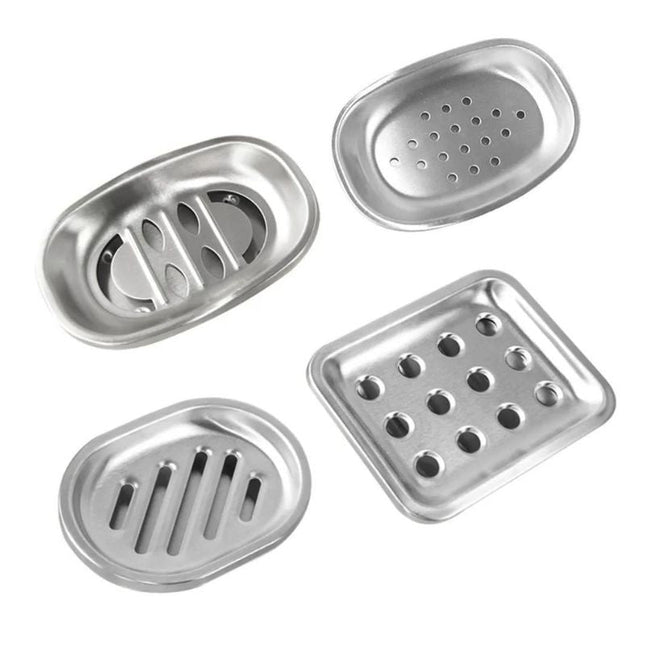 Jednoduchá nerezová mýdlenka s odtokem