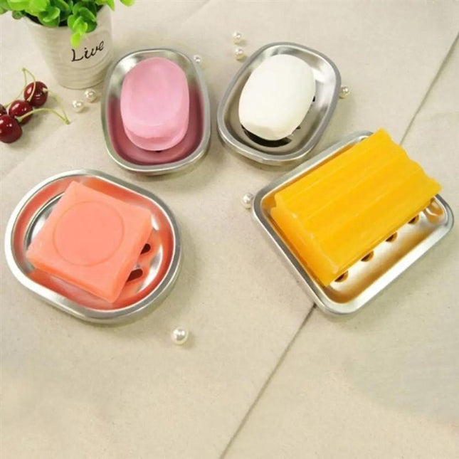 Jednoduchá nerezová mýdlenka s odtokem