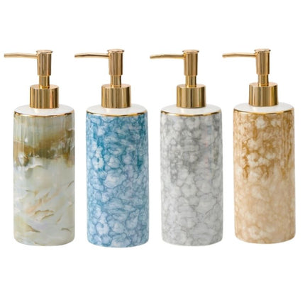 Keramický dávkovač mýdla mramorový vzhled