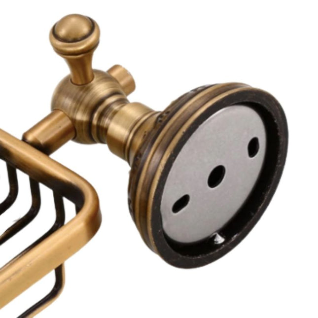 Retro nástěnný košík na mýdlo