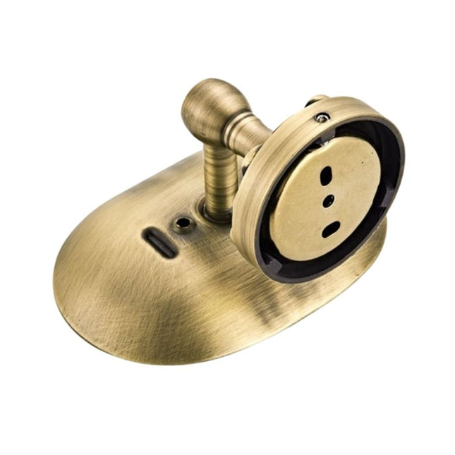 Nástěnná retro mýdlenka z mosazi