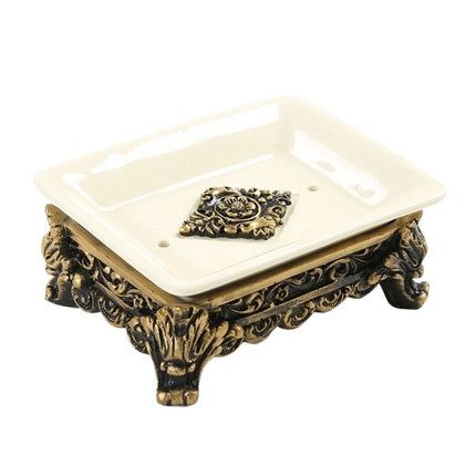 Zdobená retro mýdlenka z pryskyřice