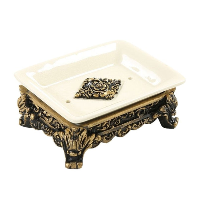 Zdobená retro mýdlenka z pryskyřice