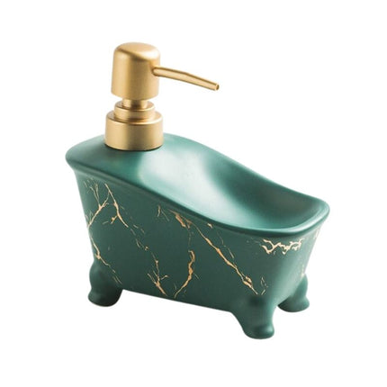 Keramický dávkovač mýdla ve tvaru vany