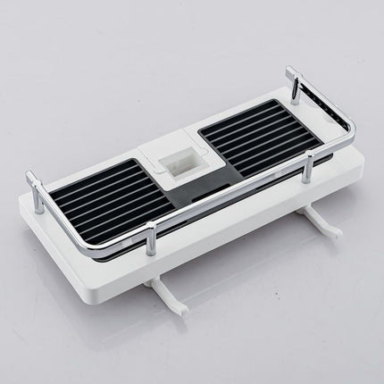 Polička na sprchovou tyč bez vrtání